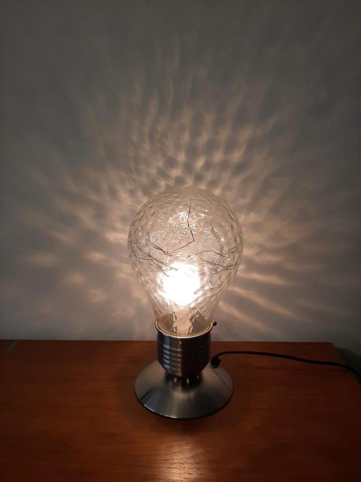 Spaceage space age vintage design bulb Ingo Maurer lamp, Huis en Inrichting, Lampen | Tafellampen, Zo goed als nieuw, Minder dan 50 cm