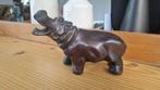 Bronzen nijlpaard, gesigneerd, Ophalen of Verzenden