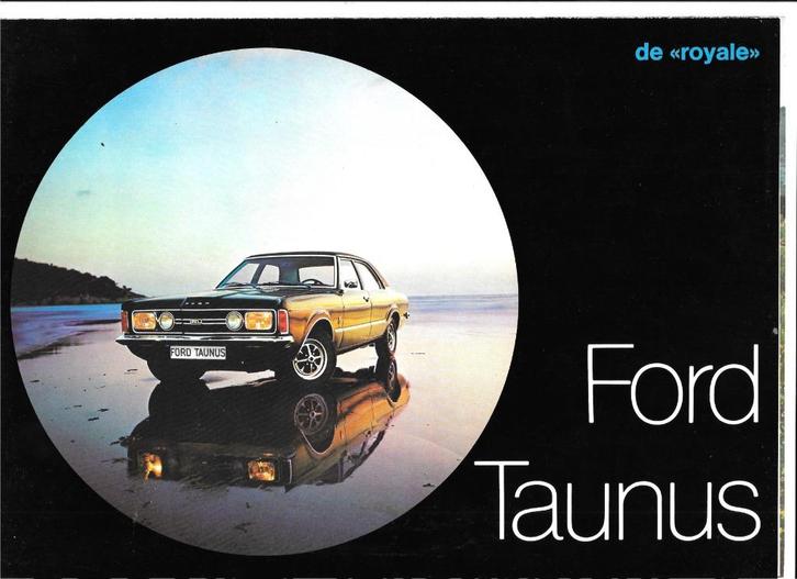 FORD TAUNUS, 1970/'72, Boeken, Auto's | Folders en Tijdschriften, Zo goed als nieuw, Ford, Ophalen of Verzenden