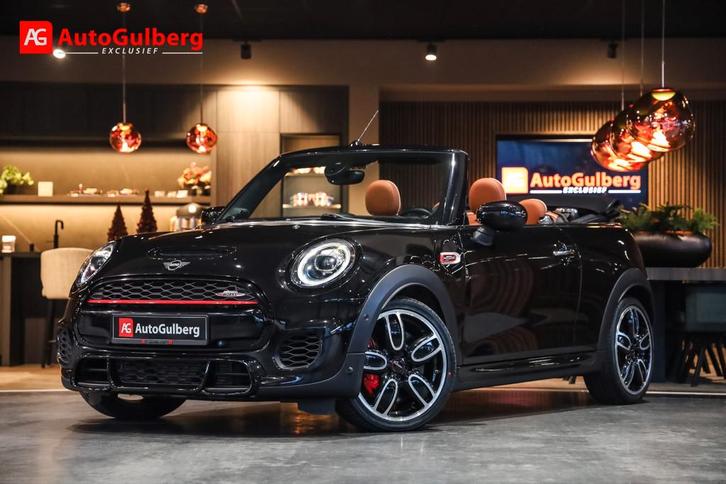 MINI Cabrio 2.0 John Cooper Works 231PK Sportstoelen Leder C, Auto's, Mini, Bedrijf, Te koop, Cabrio, ABS, Airconditioning, Alarm