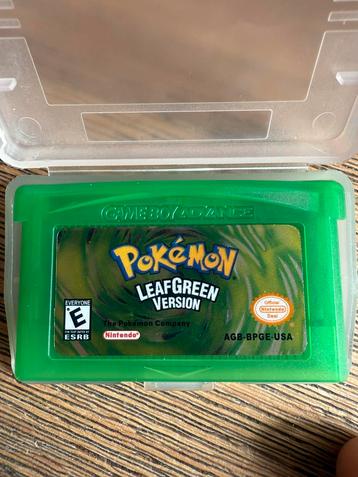 Pokemon Leaf Green (USA) - Game Boy Advance beschikbaar voor biedingen