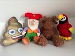 ALS NIEUW leuke set knuffels Kabouter Plop, Emoji drol, Ophalen of Verzenden, Zo goed als nieuw, Overige typen
