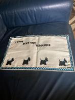 Placemat Schotse Terriër, geborduurd, Hobby en Vrije tijd, Borduren en Borduurmachines, Verzenden, Zo goed als nieuw
