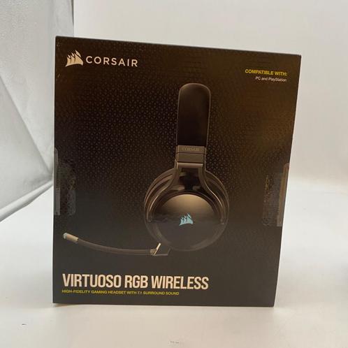 Corsair Virtuoso RGB Wireless Headset | Nieuw in doos, Spelcomputers en Games, Spelcomputers | Overige Accessoires, Zo goed als nieuw