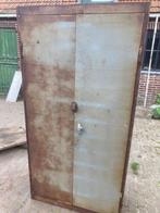 Originele stalen Vintage werkplaats kast , TEAB.!!!!!, Ophalen, Gebruikt, Vintage, stalen werkplaats kast, Meerdere deuren