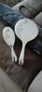 Gero spiegel en borstel, Ophalen of Verzenden, Rond, Minder dan 50 cm