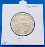 1 gulden 1914 - Wilhelmina Zfr, Zilver, Koningin Wilhelmina, 1 gulden, Verzenden