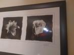 Bloemen schilderij, Ophalen, Zo goed als nieuw, Hout