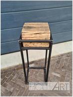 Zuil / plantenzuil stalen kubus frame met SPOORBIELS!, Info@hout-art.nl, Nieuw, Ophalen of Verzenden, Hoeves 3 in Schijndel