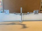 Dubbele monitorarmen / beeldschermhouders alu, Niet ingevuld, Gebruikt, Niet ingevuld, Ophalen of Verzenden