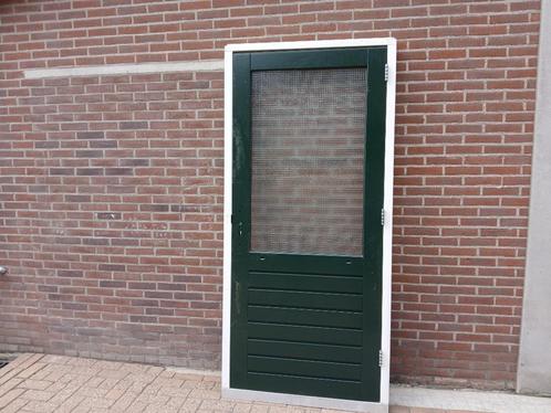 Hardhouten kozijn met deur nieuw (nr6), Doe-het-zelf en Verbouw, Kozijnen en Schuifpuien, Nieuw, Deurkozijn, Hout, 75 tot 150 cm