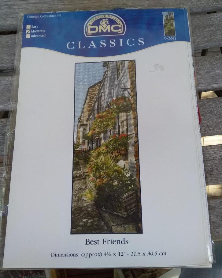 borduurpakket DMC Classics Best Friends, Hobby en Vrije tijd, Borduren en Borduurmachines, Nieuw, Borduurpakket, Handborduren
