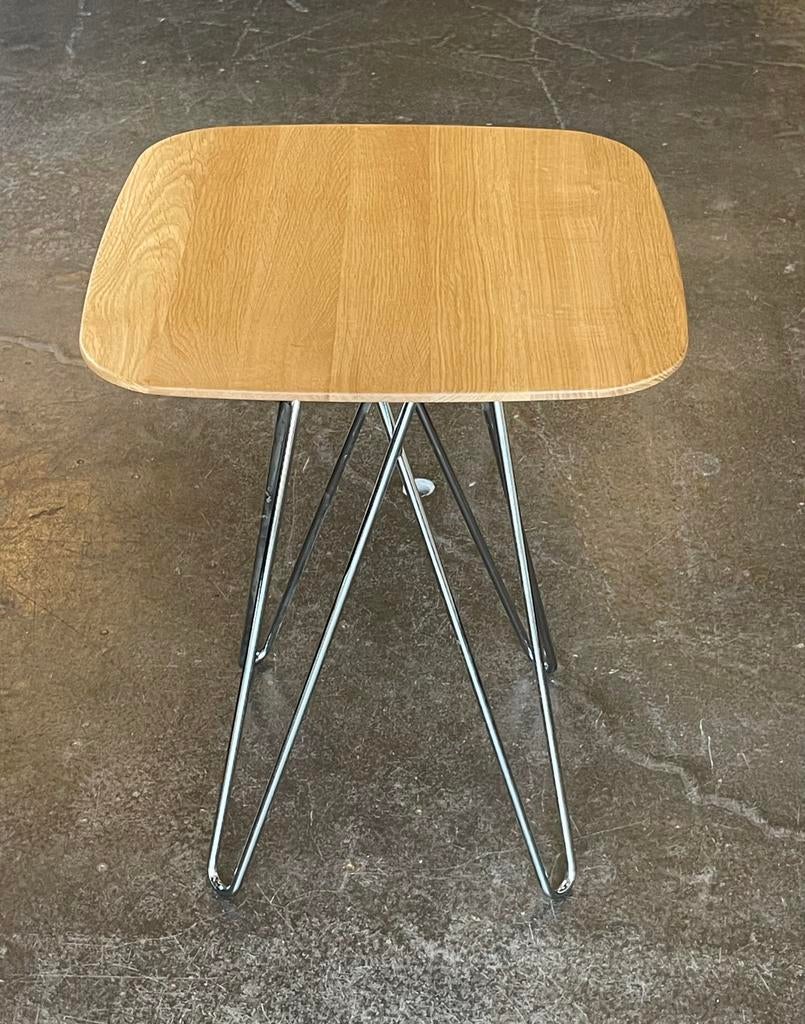 Leolux Cimber bijzettafel NIEUW, Huis en Inrichting, Tafels | Bijzettafels, Nieuw, Rond, Minder dan 55 cm, Ophalen