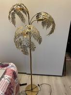 Staande lamp met palboombladen, Ophalen of Verzenden, Metaal, 150 tot 200 cm, Sfeer