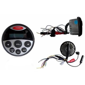Waterdichte boot Radio/MP3 Speler 4x20Watt LCD Bluetooth AUX beschikbaar voor biedingen