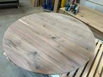 Black walnut ronde tafel 125 cm 4 cm, Overige materialen, Rond, Nieuw, Ophalen of Verzenden