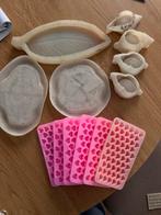 Diverse mallen voor epoxy, beton, kaarsen maken, Ophalen of Verzenden, Gebruikt, Materiaal