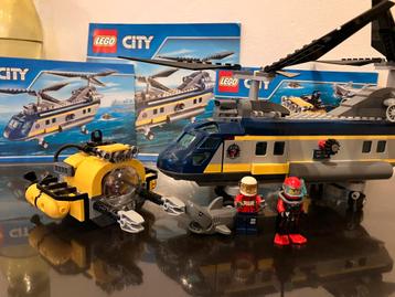 Lego set 60093, helicopter met onderzeeboot beschikbaar voor biedingen