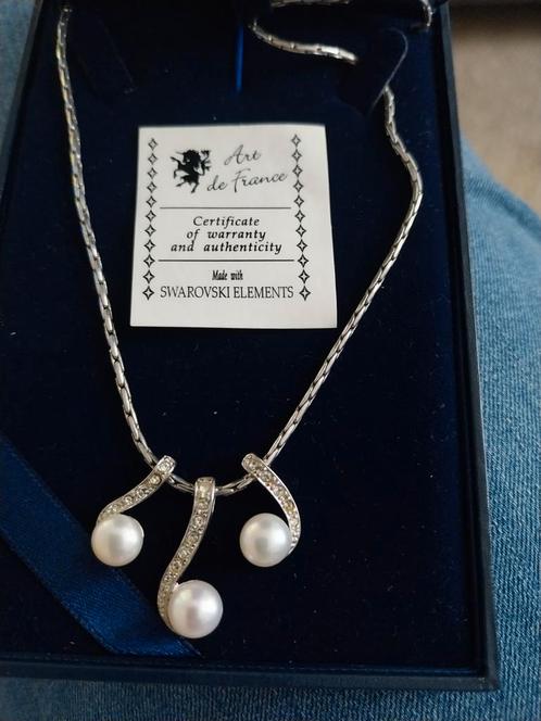 Art de France Ketting Swarovski Elements Parels, Sieraden, Tassen en Uiterlijk, Kettingen, Zo goed als nieuw, Overige materialen