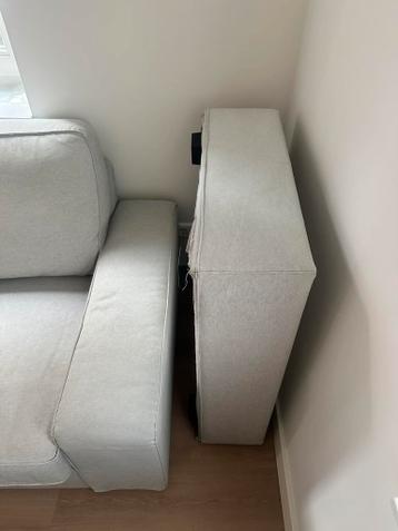 Gratis bank IKEA KIVIK 3-zits + poef - afbeelding 5