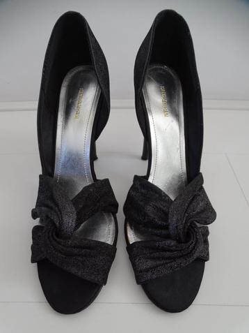 Pumps / hoge hakken / peeptoes zwart zilver H&M maat 40 beschikbaar voor biedingen