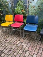 9x Matrix Krueger stapelstoelen 3x 3, Huis en Inrichting, Stoelen, Ophalen, Gebruikt, Overige kleuren, Industrieel Vintage Retro