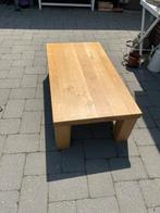 Te koop massief eiken salontafel, Zo goed als nieuw, Minder dan 50 cm, Rechthoekig, 50 tot 100 cm