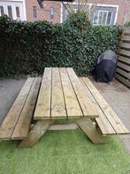 Douglas Houten Picknicktafel - Extra Breed Zitgedeelte, Tuin en Terras, Picknicktafels, Ophalen, Rechthoekig, Hout