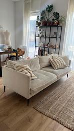 Witte Corduroy 3-zits bank - Loods 5, Huis en Inrichting, Ophalen, Tweepersoons, 75 tot 100 cm, Zo goed als nieuw