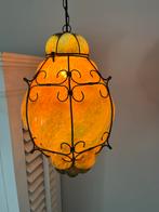 Venetiaanse Murano Hanglamp Dik Glas, Ophalen, Zo goed als nieuw, Glas, Minder dan 50 cm