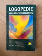 M. Pronk-Boerma - Logopedie voor onderwijsgevenden, Verzenden, Sociale wetenschap, Zo goed als nieuw, M. Pronk-Boerma