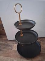 Etagere - 3 lagen - Zwart, Huis en Inrichting, Ophalen of Verzenden, Zo goed als nieuw