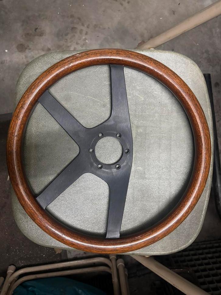 Momo houten stuur, Auto-onderdelen, Besturing, Gebruikt, Ophalen of Verzenden