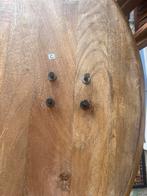 Mooie ronde tafel Scandinavië styl, 100 tot 150 cm, Rond, Ophalen of Verzenden, Zo goed als nieuw