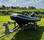 Roughneck rib rubberboot met 15pk Yamaha, en kanteltrailer, Watersport en Boten, Gebruikt, Benzine, Minder dan 70 pk, Ophalen