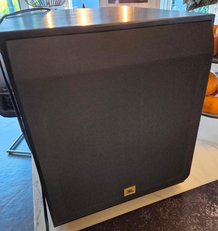 Actieve Subwoofer Basreflex JBL ATX100S, Audio, Tv en Foto, Luidsprekers, Zo goed als nieuw, Subwoofer, 60 tot 120 watt, JBL, Ophalen