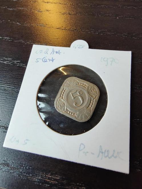 Nederlandse Antillen 5 cent 1970 - Vierkante Sstuiver, Postzegels en Munten, Munten | Nederland, Losse munt, 5 cent, Ophalen of Verzenden
