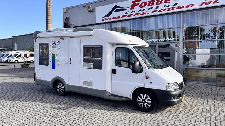 Zeer nette Knaus Sun Traveller 600 Met Fransbed Uit 2003, Caravans en Kamperen, Campers, Bedrijf, tot en met 3, Half-integraal