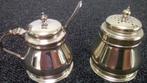 Zoutvaatje en mosterdpotje -vintage- van E.P.N.S., Ophalen of Verzenden
