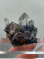 Dumortierite quartz cluster, Verzamelen, Mineralen en Fossielen, Ophalen of Verzenden, Mineraal
