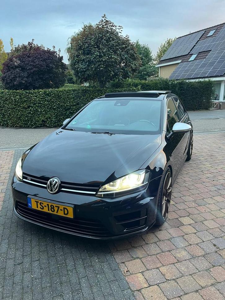 Volkswagen Golf 2.0 TSI R 221KW 5D 4MOTION DSG 2014 Zwart, Auto's, Volkswagen, Particulier, Golf, 4x4, ABS, Adaptive Cruise Control