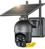 Ctronics 5MP Solar Security Camera Outdoor Draadloos, Wit, Ophalen of Verzenden, Nieuw, Buitencamera