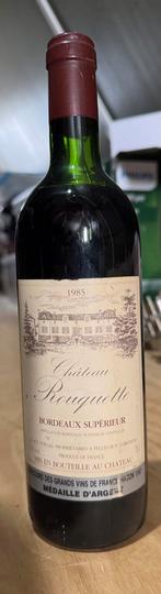 Bordeaux Superieur 1985 chateau Rougette, Verzamelen, Wijnen, Ophalen, Zo goed als nieuw, Frankrijk, Rode wijn