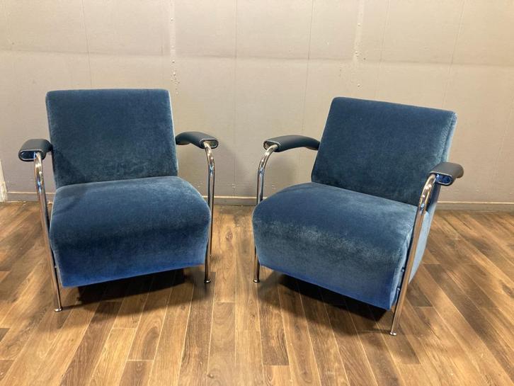 set Leolux Scylla fauteuils, Huis en Inrichting, Fauteuils, Stof, 50 tot 75 cm, 75 tot 100 cm, Ophalen