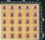 Sticker: Nederlandse Hartstichting - Deurstickers (Rond 3), Ophalen of Verzenden, Zo goed als nieuw, Bedrijf of Vereniging