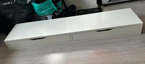 IKEA Ekby Alex Wandplank met Lades, Huis en Inrichting, Kasten | Dressoirs, Gebruikt, 100 tot 150 cm, 25 tot 50 cm, Met lade(s)