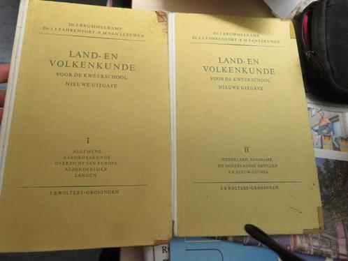 land- en volkenkunde voor kweekschool nieuwe uitgave I 1959, Antiek en Kunst, Antiek | Boeken en Bijbels, Verzenden