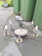 Vintage Kroonluchter 6-arms, Ophalen, Gebruikt, Metaal, Vintage