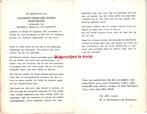 Oerlemans Antonius 1937 Zwolle 1975 Villars de Lans (Frankri, Ophalen of Verzenden, Bidprentje