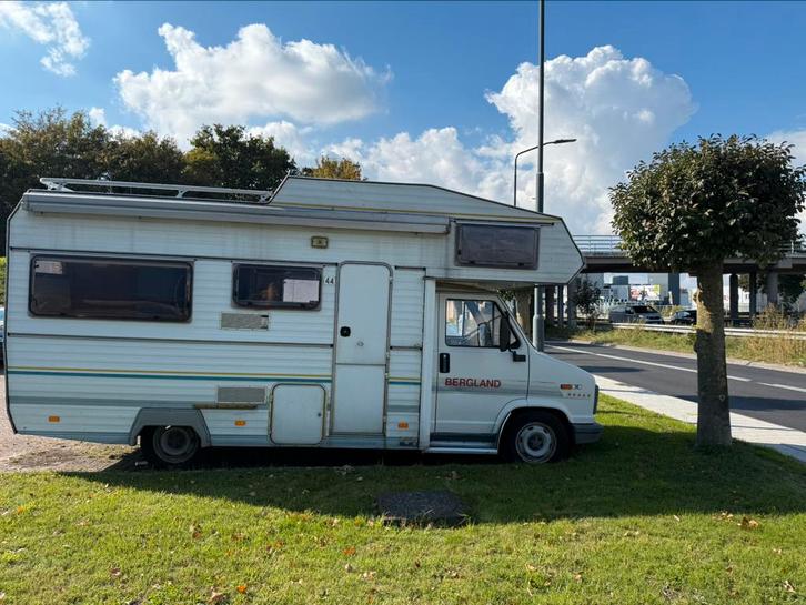 Bergland camper, Caravans en Kamperen, Campers, Particulier, tot en met 6, Alkoof, Fiat, Fiat, Diesel, Handgeschakeld, Treinzit